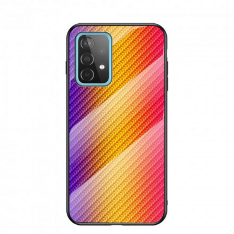 Cover Samsung Galaxy A52 4G / A52 5G / A52s 5G Kulfiber Hærdet Glas