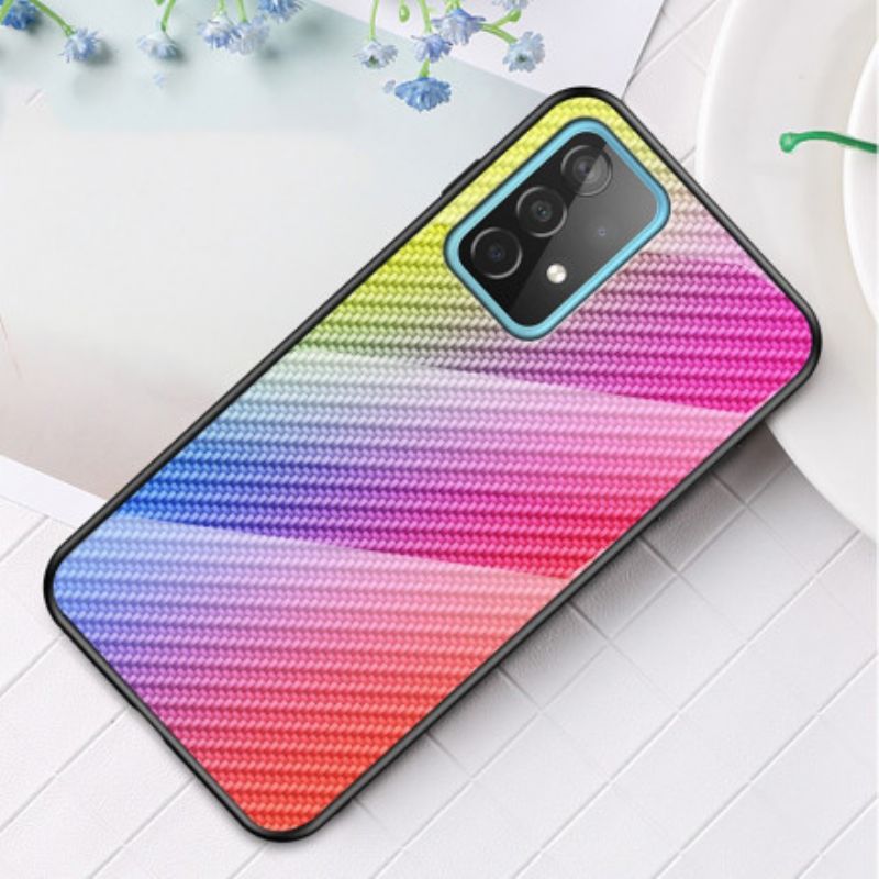 Cover Samsung Galaxy A52 4G / A52 5G / A52s 5G Kulfiber Hærdet Glas