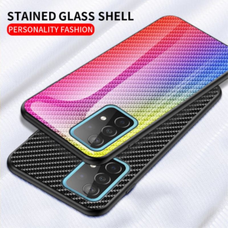 Cover Samsung Galaxy A52 4G / A52 5G / A52s 5G Kulfiber Hærdet Glas