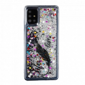 Cover Samsung Galaxy A52 4G / A52 5G / A52s 5G Liv & Kærlighed Glitter