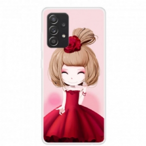 Cover Samsung Galaxy A52 4G / A52 5G / A52s 5G Manga Lady