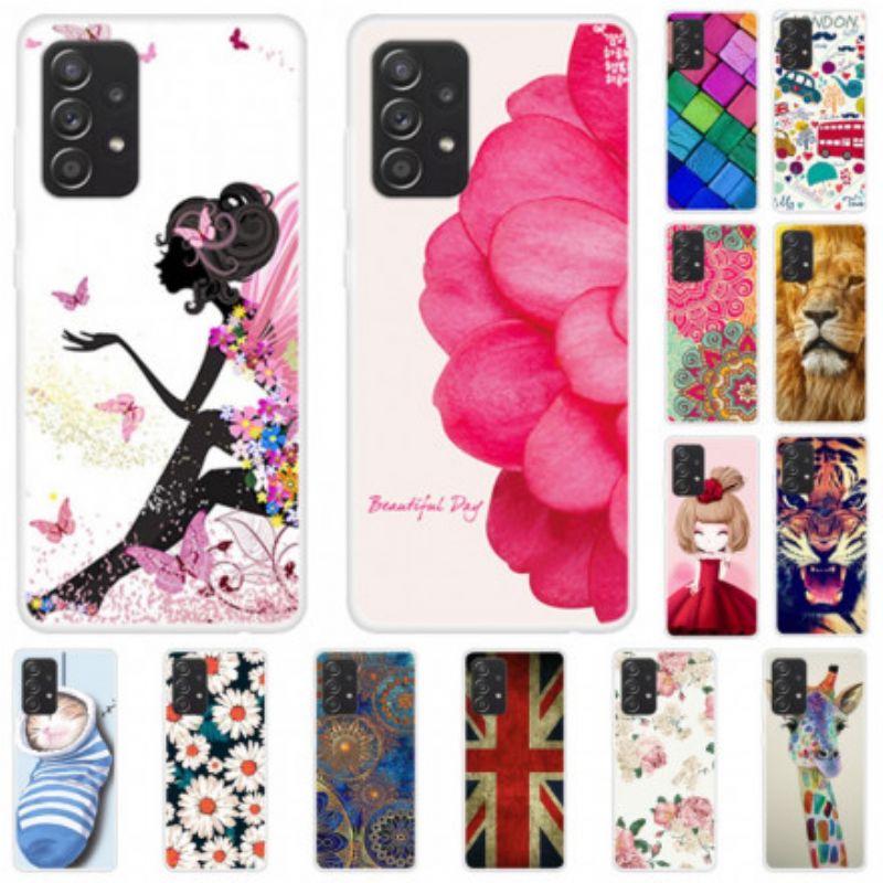 Cover Samsung Galaxy A52 4G / A52 5G / A52s 5G Manga Lady