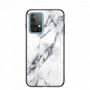 Cover Samsung Galaxy A52 4G / A52 5G / A52s 5G Marmorfarver Hærdet Glas