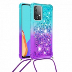 Cover Samsung Galaxy A52 4G / A52 5G / A52s 5G Siliconeglitter Og Ledning