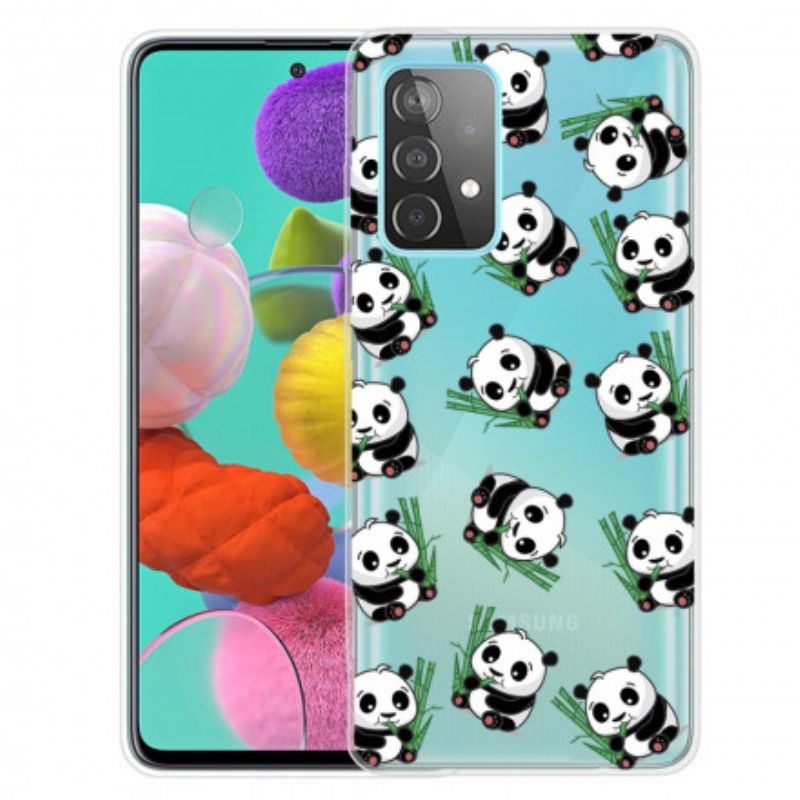 Cover Samsung Galaxy A52 4G / A52 5G / A52s 5G Små Pandaer