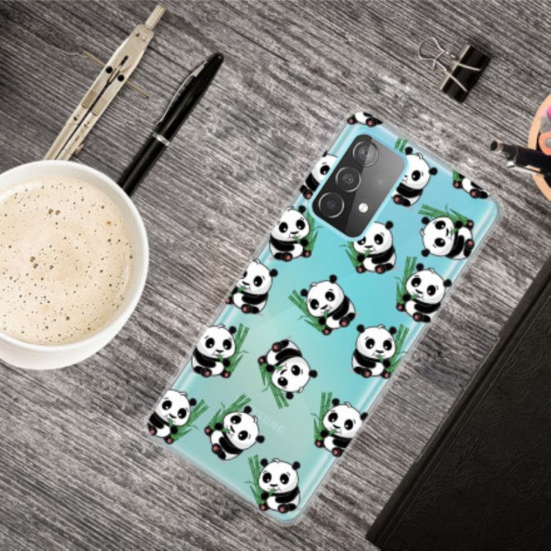 Cover Samsung Galaxy A52 4G / A52 5G / A52s 5G Små Pandaer