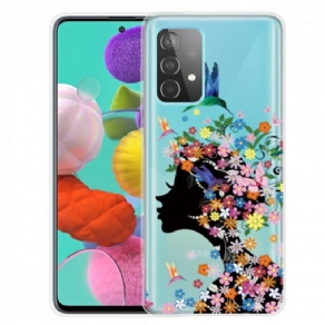 Cover Samsung Galaxy A52 4G / A52 5G / A52s 5G Smukt Blomsterhoved