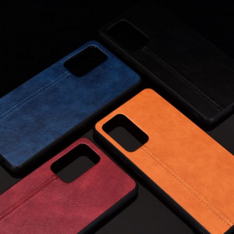 Cover Samsung Galaxy A52 4G / A52 5G / A52s 5G Søm Lædereffekt