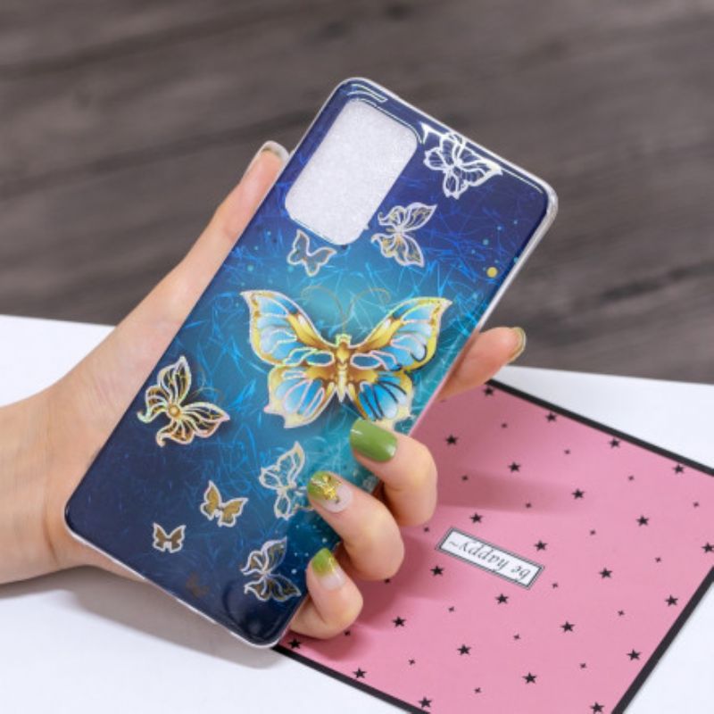 Cover Samsung Galaxy A52 4G / A52 5G / A52s 5G Sommerfugle Design