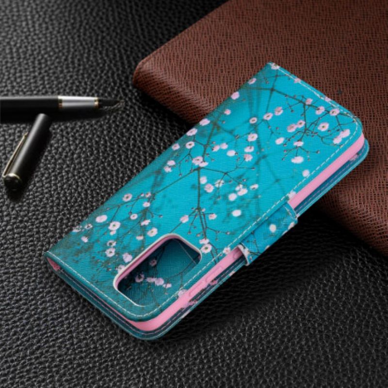 Flip Cover Samsung Galaxy A52 4G / A52 5G / A52s 5G Blomstrende Træ