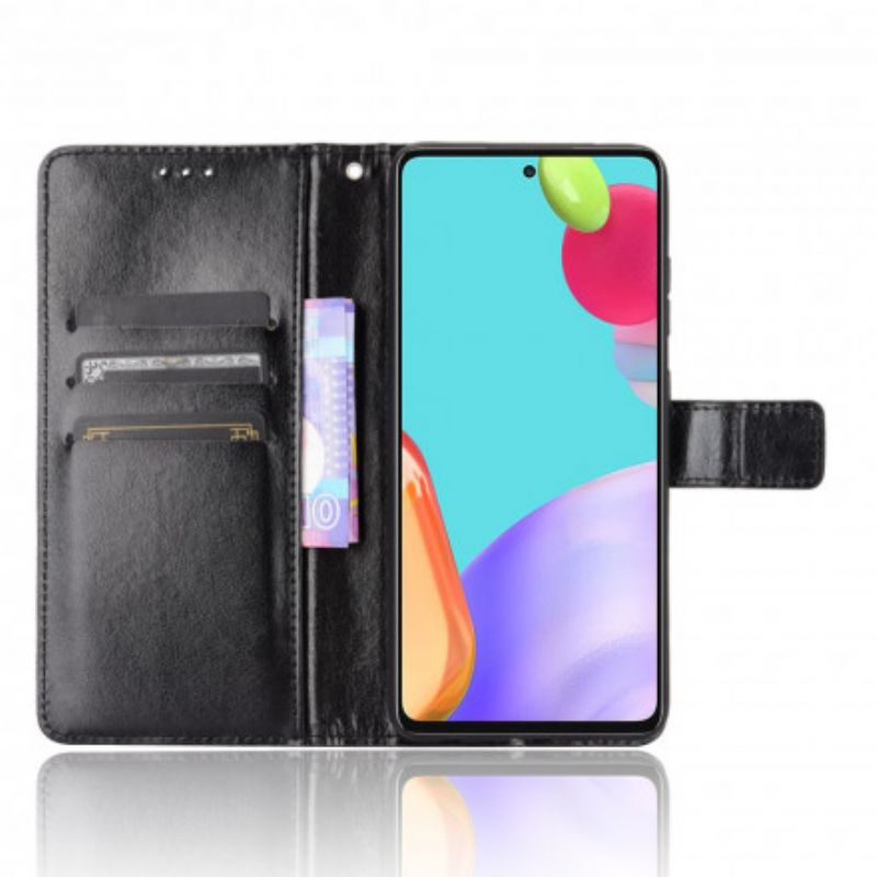 Flip Cover Samsung Galaxy A52 4G / A52 5G / A52s 5G Flashy Imiteret Læder