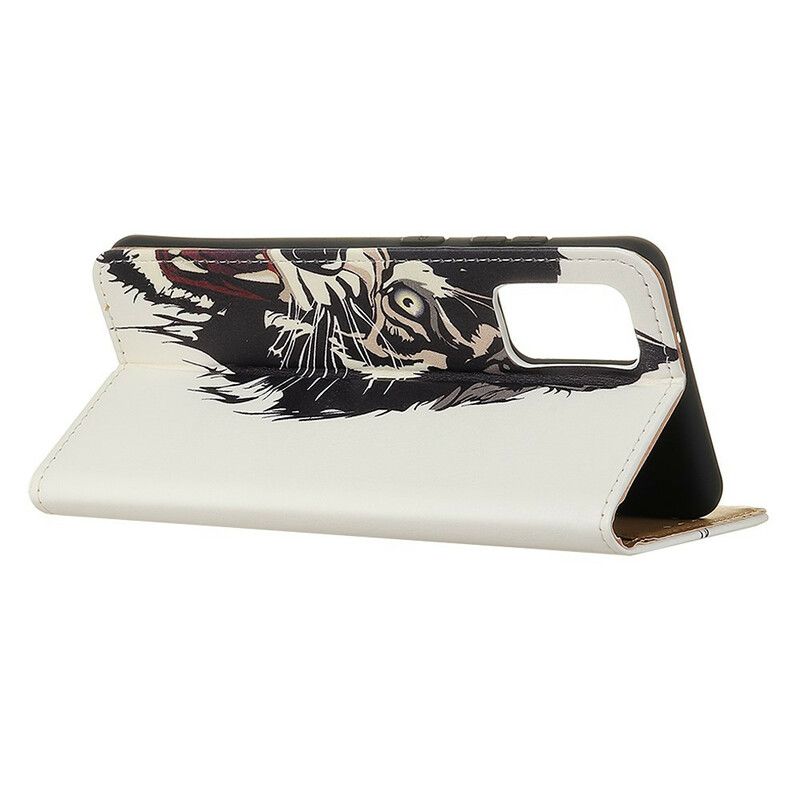 Flip Cover Samsung Galaxy A52 4G / A52 5G / A52s 5G Hærd Tiger