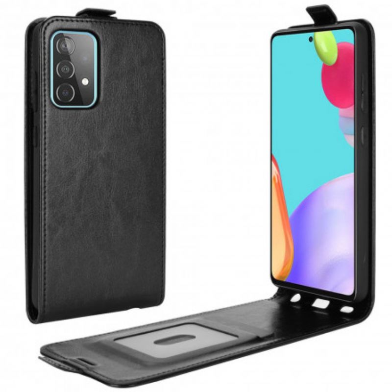 Flip Cover Samsung Galaxy A52 4G / A52 5G / A52s 5G Læder Cover Lædereffekt Lodret Klap