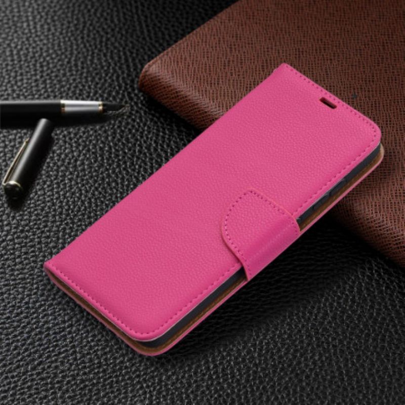 Flip Cover Samsung Galaxy A52 4G / A52 5G / A52s 5G Læder Cover Litchi Flap Skrå