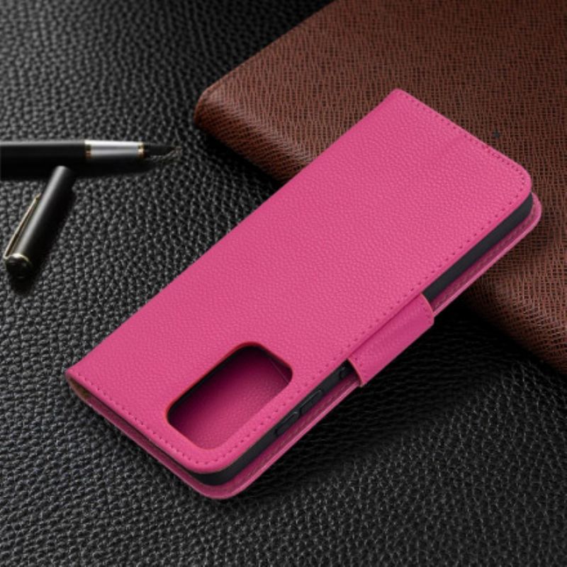 Flip Cover Samsung Galaxy A52 4G / A52 5G / A52s 5G Læder Cover Litchi Flap Skrå