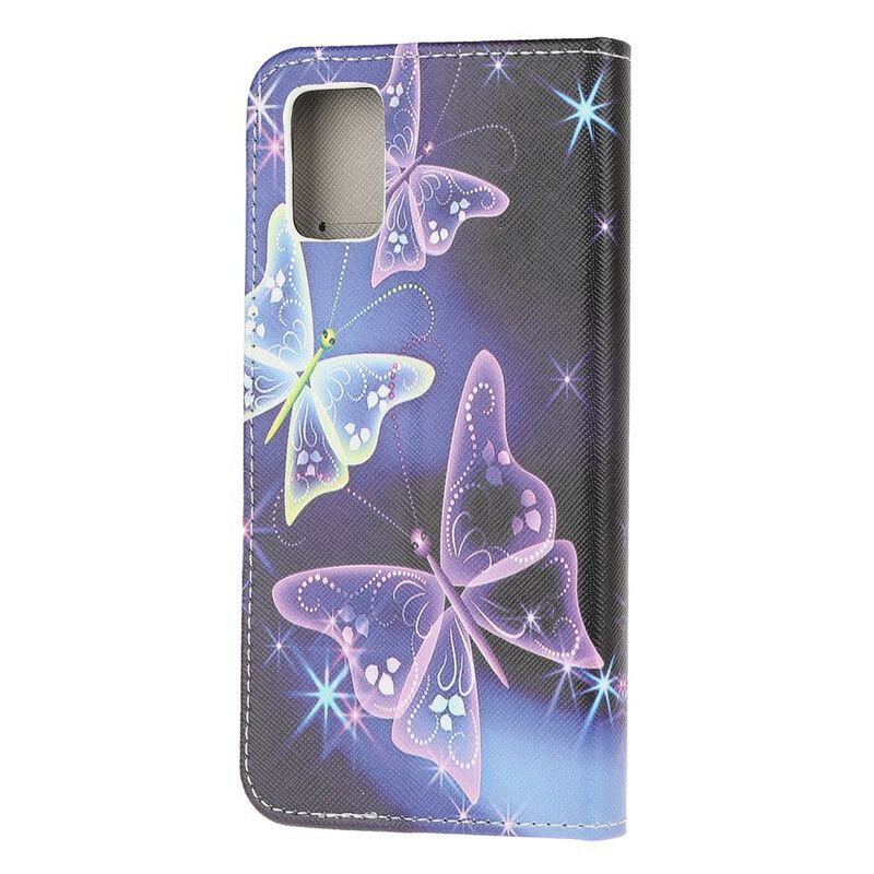 Flip Cover Samsung Galaxy A52 4G / A52 5G / A52s 5G Neonsommerfugle