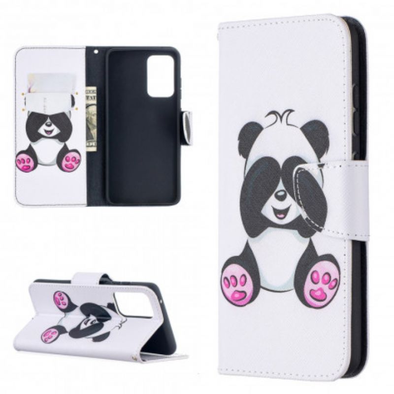 Flip Cover Samsung Galaxy A52 4G / A52 5G / A52s 5G Panda Sjov