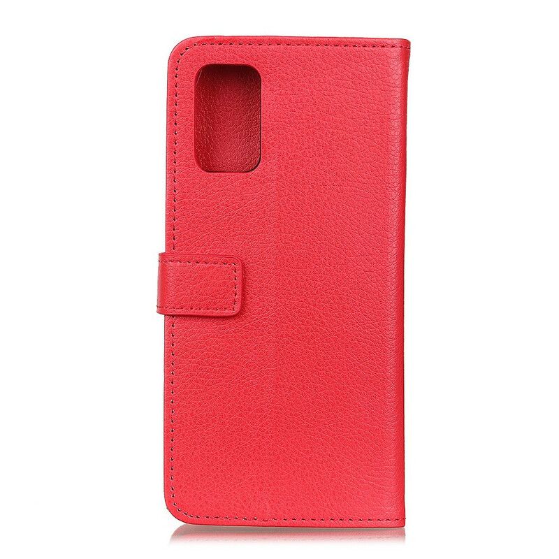 Flip Cover Samsung Galaxy A52 4G / A52 5G / A52s 5G Traditionelt Litchi