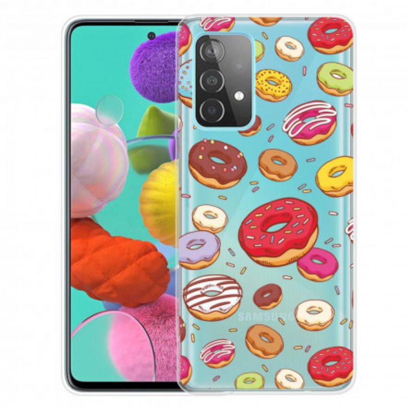 Mobilcover Samsung Galaxy A52 4G / A52 5G / A52s 5G Elsker Donuts