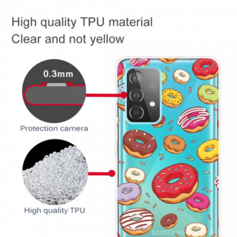 Mobilcover Samsung Galaxy A52 4G / A52 5G / A52s 5G Elsker Donuts