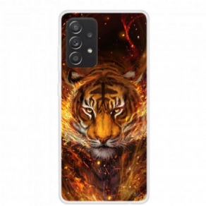 Mobilcover Samsung Galaxy A52 4G / A52 5G / A52s 5G Fleksibel Tiger