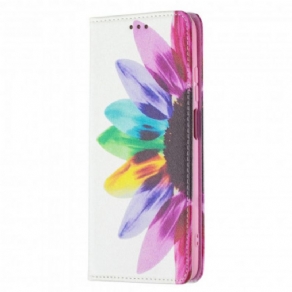 Cover Xiaomi Redmi 10 Flip Cover Akvarelblomst