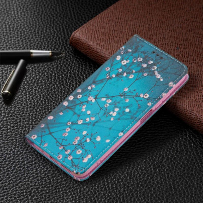 Cover Xiaomi Redmi 10 Flip Cover Blomstrende Grene