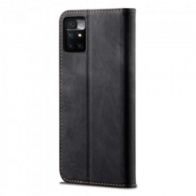 Cover Xiaomi Redmi 10 Flip Cover Denimstof