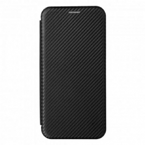 Cover Xiaomi Redmi 10 Flip Cover Farvet Carbon Silikone