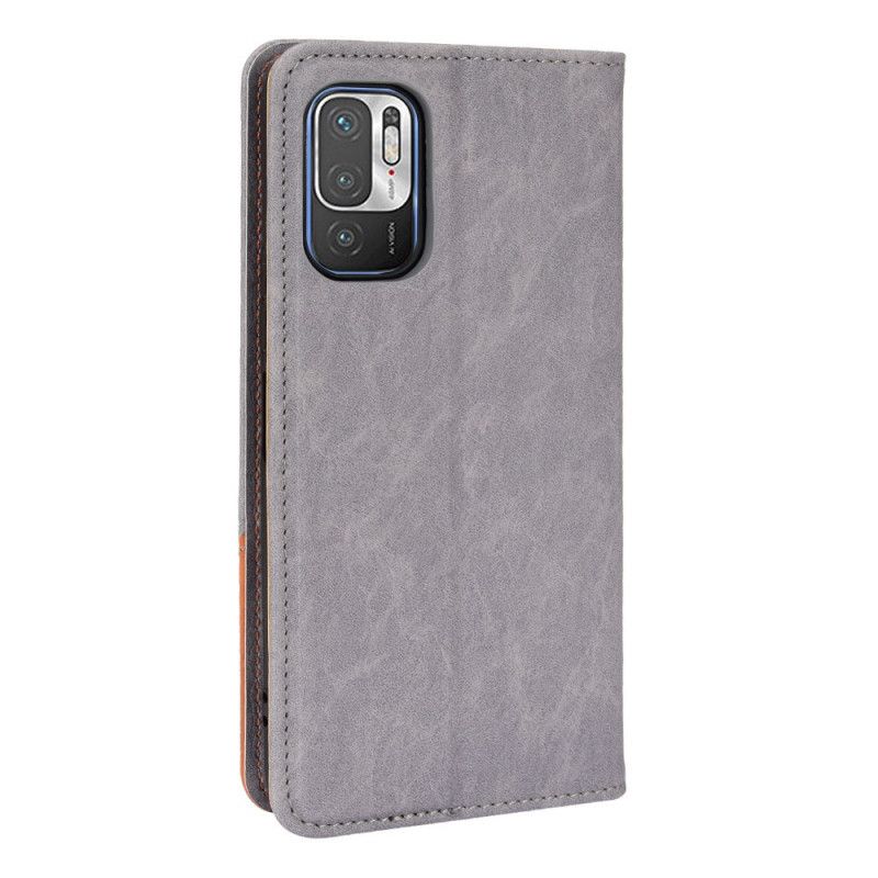 Cover Xiaomi Redmi 10 Flip Cover Farvet Trekant