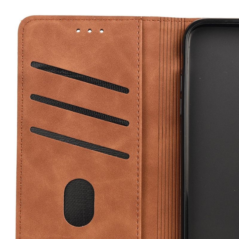 Cover Xiaomi Redmi 10 Flip Cover Tofarvet Business Lædereffekt