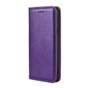 Cover Xiaomi Redmi 10 Flip Cover Vintage Læderstil