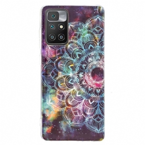 Cover Xiaomi Redmi 10 Fluorescerende Farverig Mandala