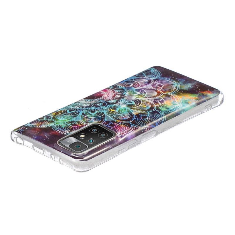 Cover Xiaomi Redmi 10 Fluorescerende Farverig Mandala