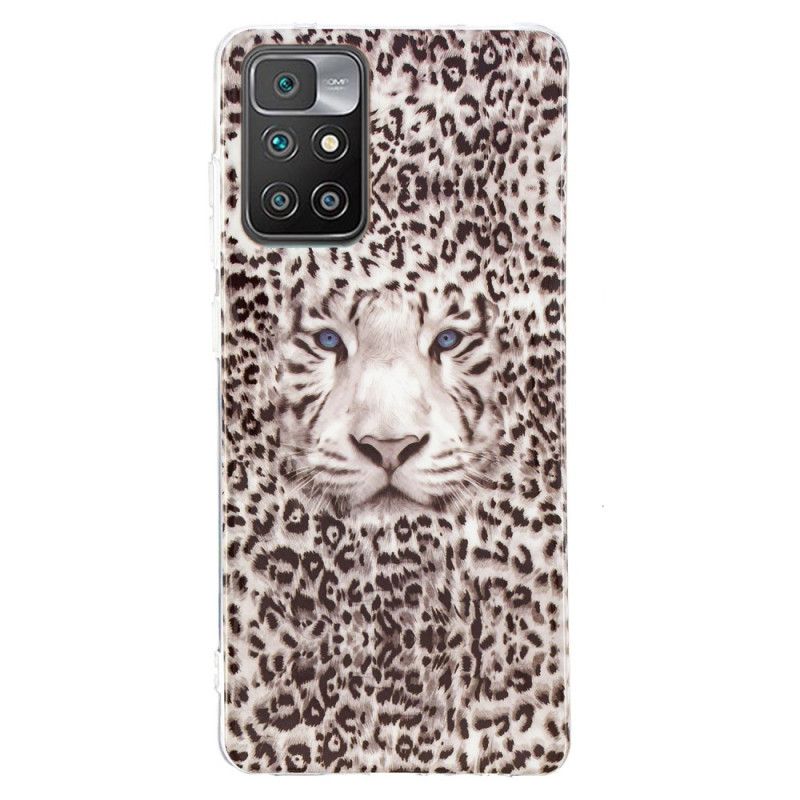 Cover Xiaomi Redmi 10 Fluorescerende Leopard