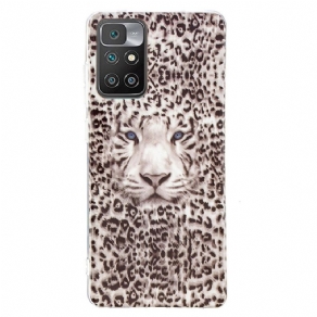 Cover Xiaomi Redmi 10 Fluorescerende Leopard