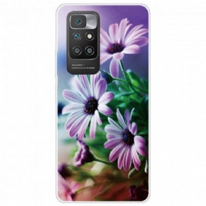 Cover Xiaomi Redmi 10 Realistiske Blomster