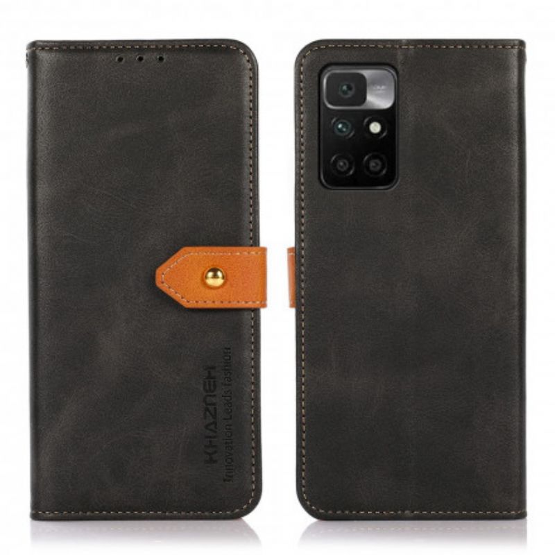 Flip Cover Xiaomi Redmi 10 Med Khazneh-strop