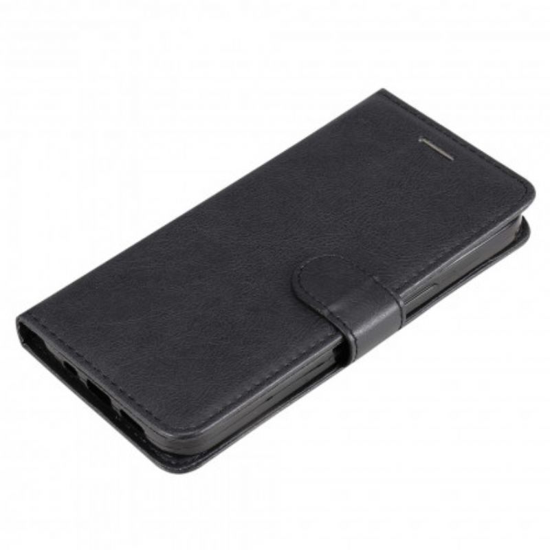 Flip Cover Xiaomi Redmi 10 Med Snor Ensfarvet Serierem