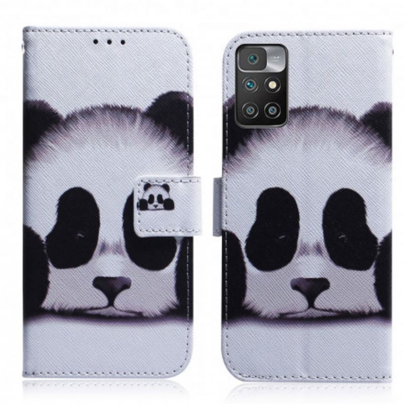 Flip Cover Xiaomi Redmi 10 Panda Ansigt