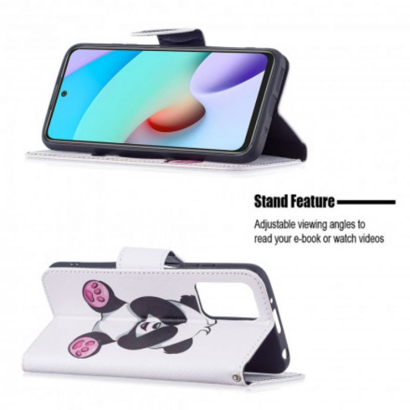 Flip Cover Xiaomi Redmi 10 Panda Sjov