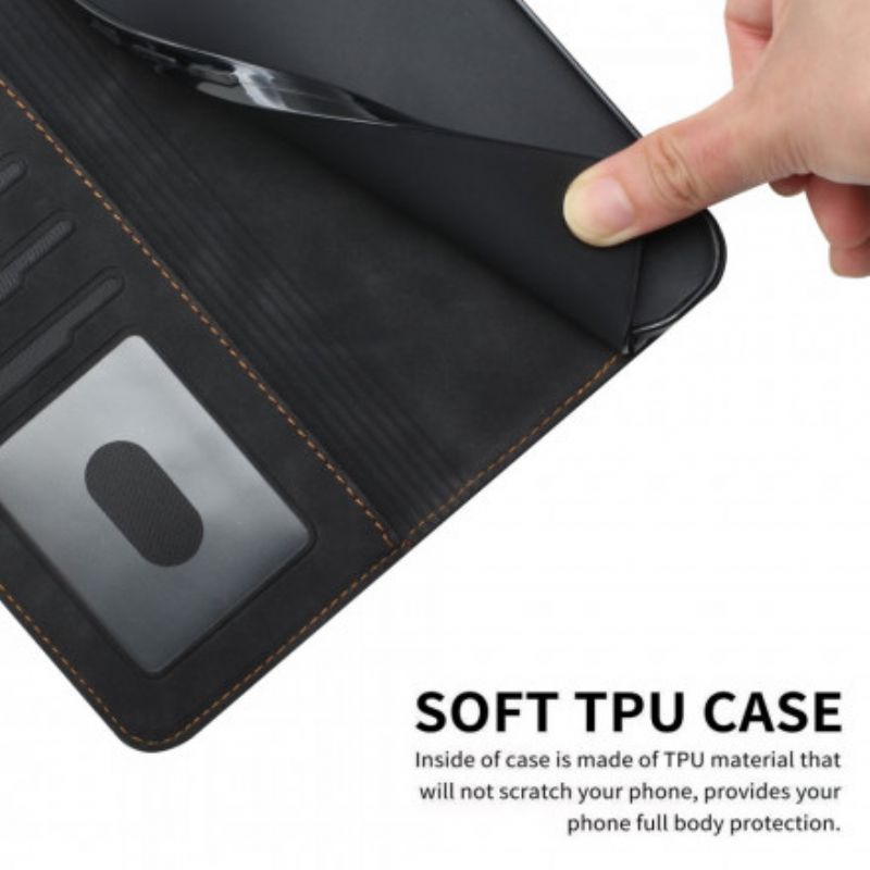 Flip Cover Xiaomi Redmi 10 Smil Med Snor