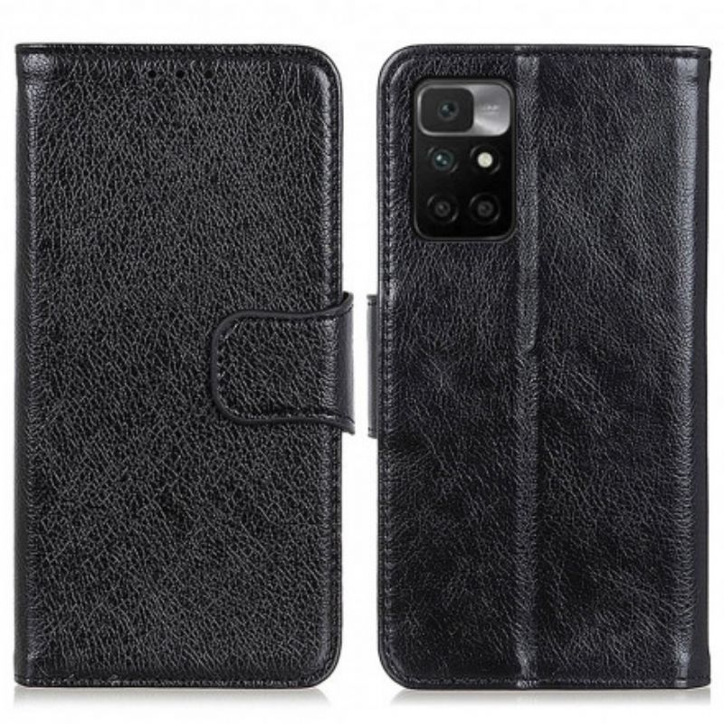 Flip Cover Xiaomi Redmi 10 Split Nappa Læder