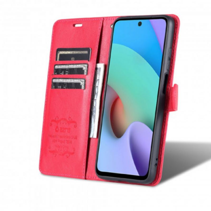 Læder Cover Xiaomi Redmi 10 Azns Kunstlæder