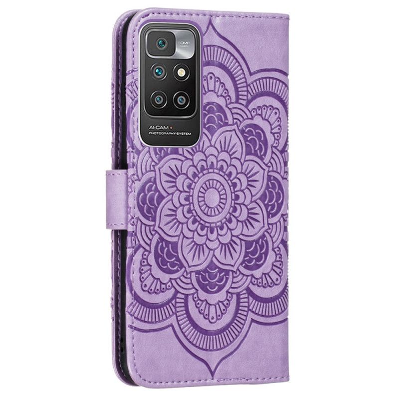 Læder Cover Xiaomi Redmi 10 Fuld Mandala