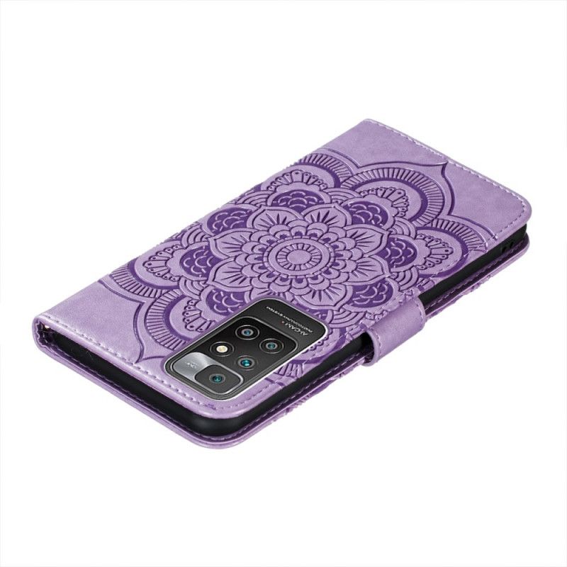 Læder Cover Xiaomi Redmi 10 Fuld Mandala