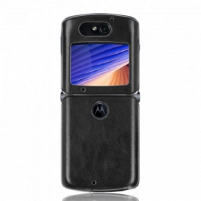 Cover Motorola Razr 5G Faux Læder Litchi