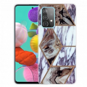 Cover Samsung Galaxy A32 4G Afvist Geometrisk Marmor