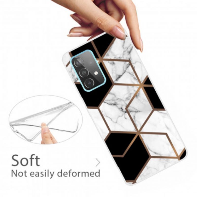 Cover Samsung Galaxy A32 4G Afvist Geometrisk Marmor