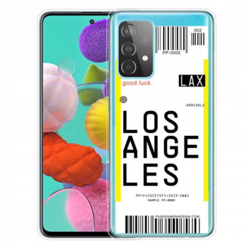 Cover Samsung Galaxy A32 4G Boardingkort Til Los Angeles